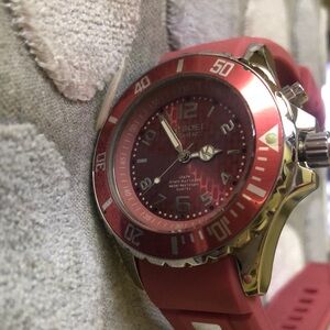 Kyboe 40mm watch led silver/mauve women’s. New!